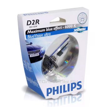 D2R 85V-35W (P32d-3) BlueVision ultra (Philips) 85126BVUS1
